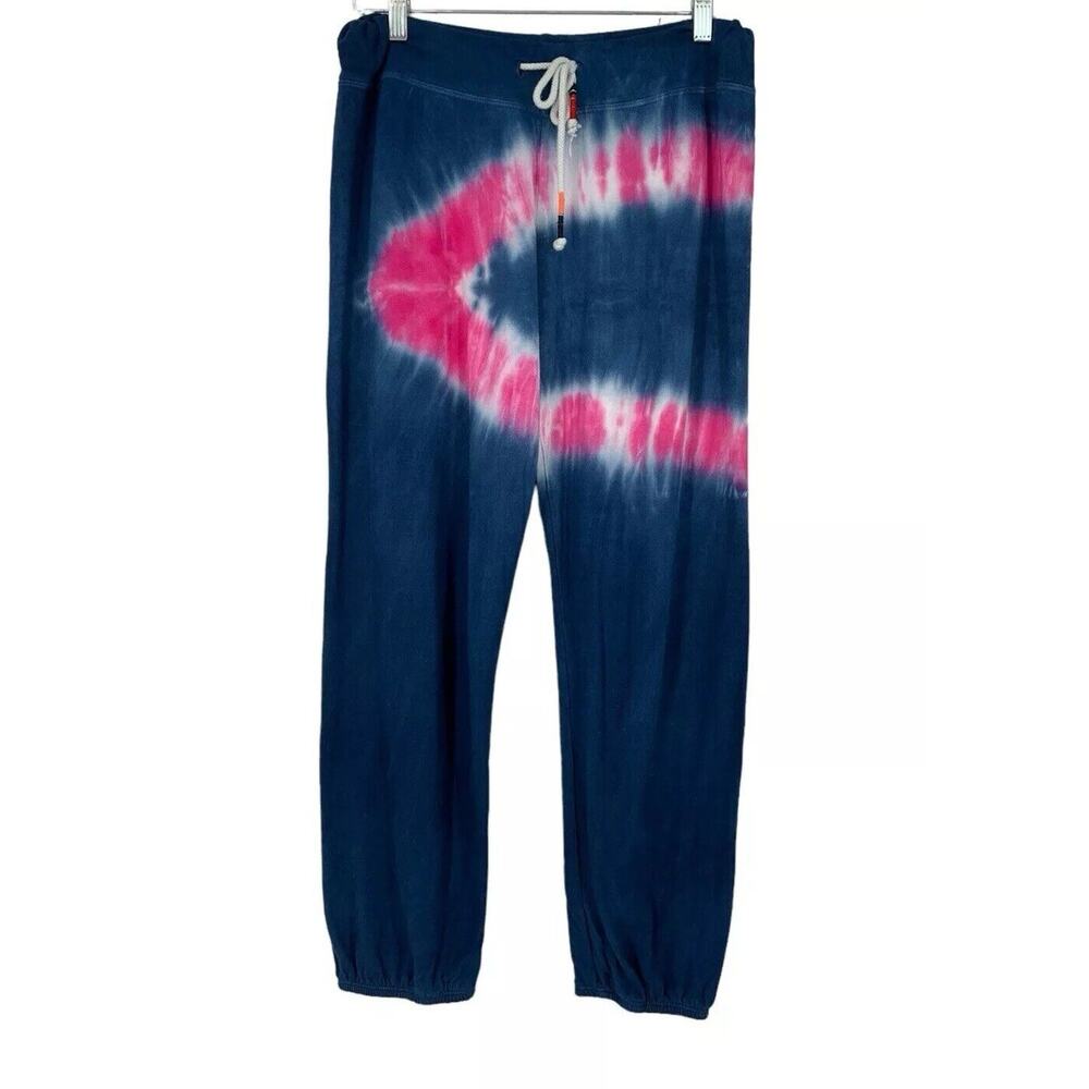 Sundry Blue and Pink Tie-Dye Joggers